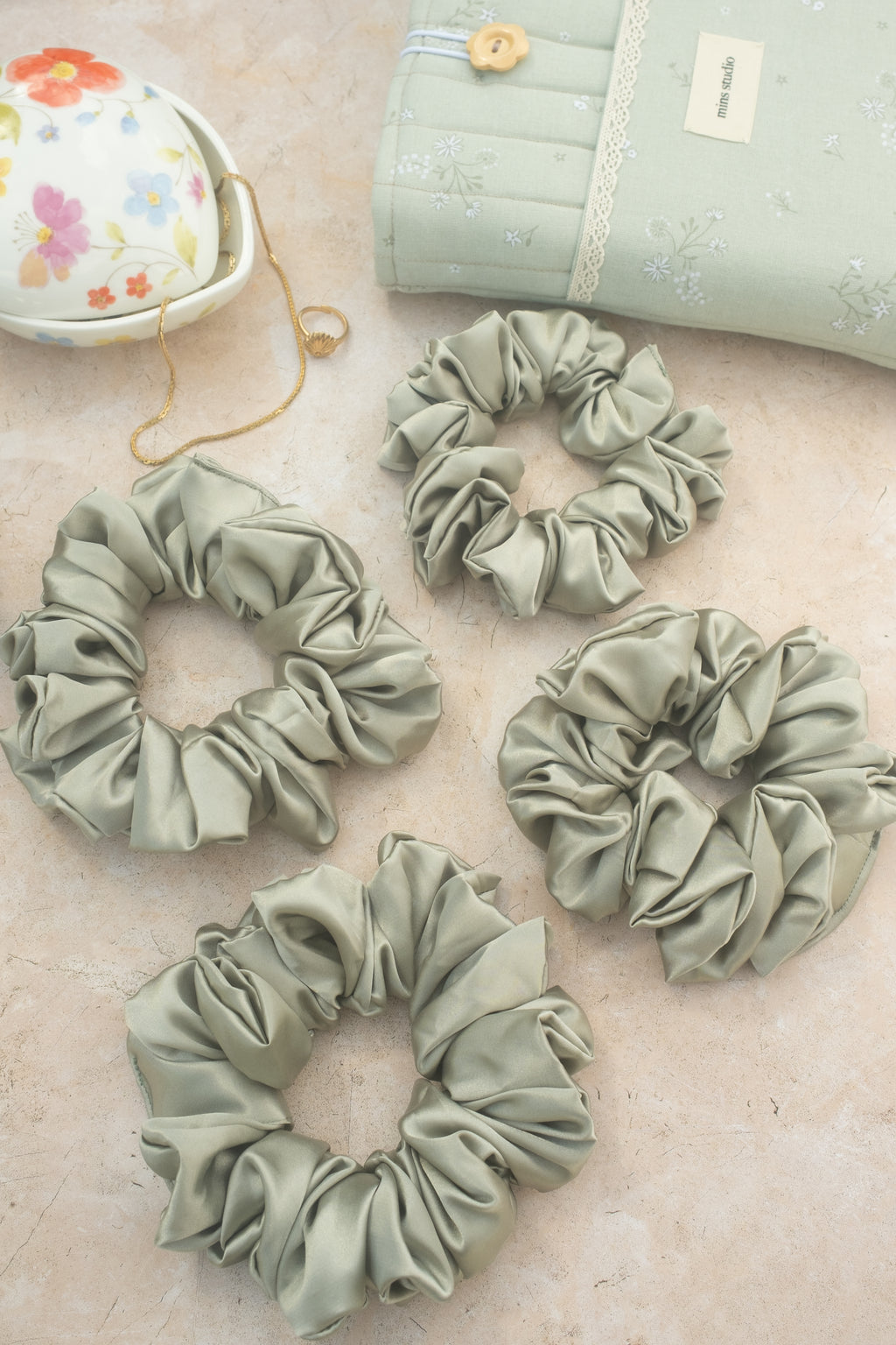 Sage Scrunchie