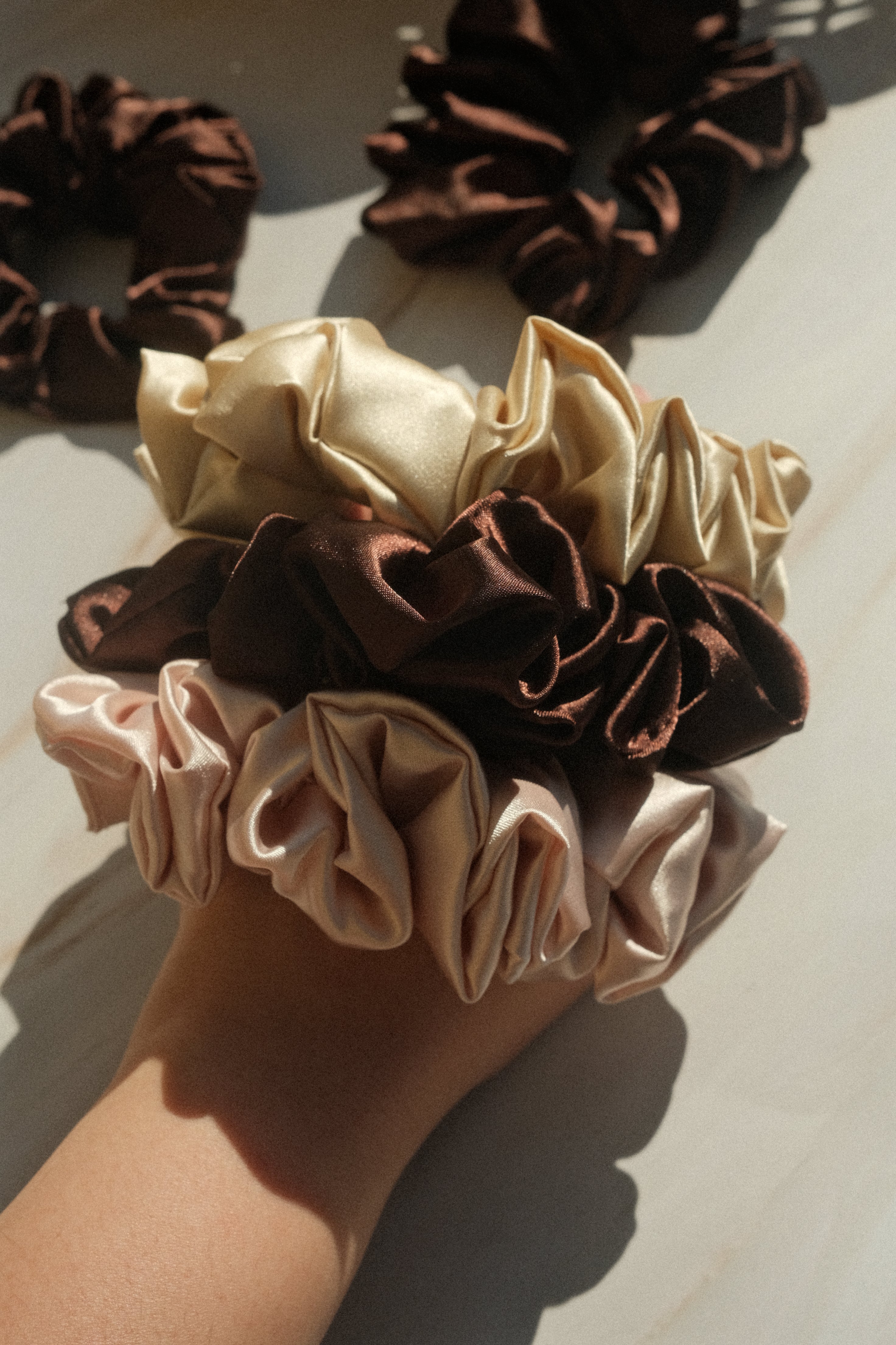 Mocha Scrunchie