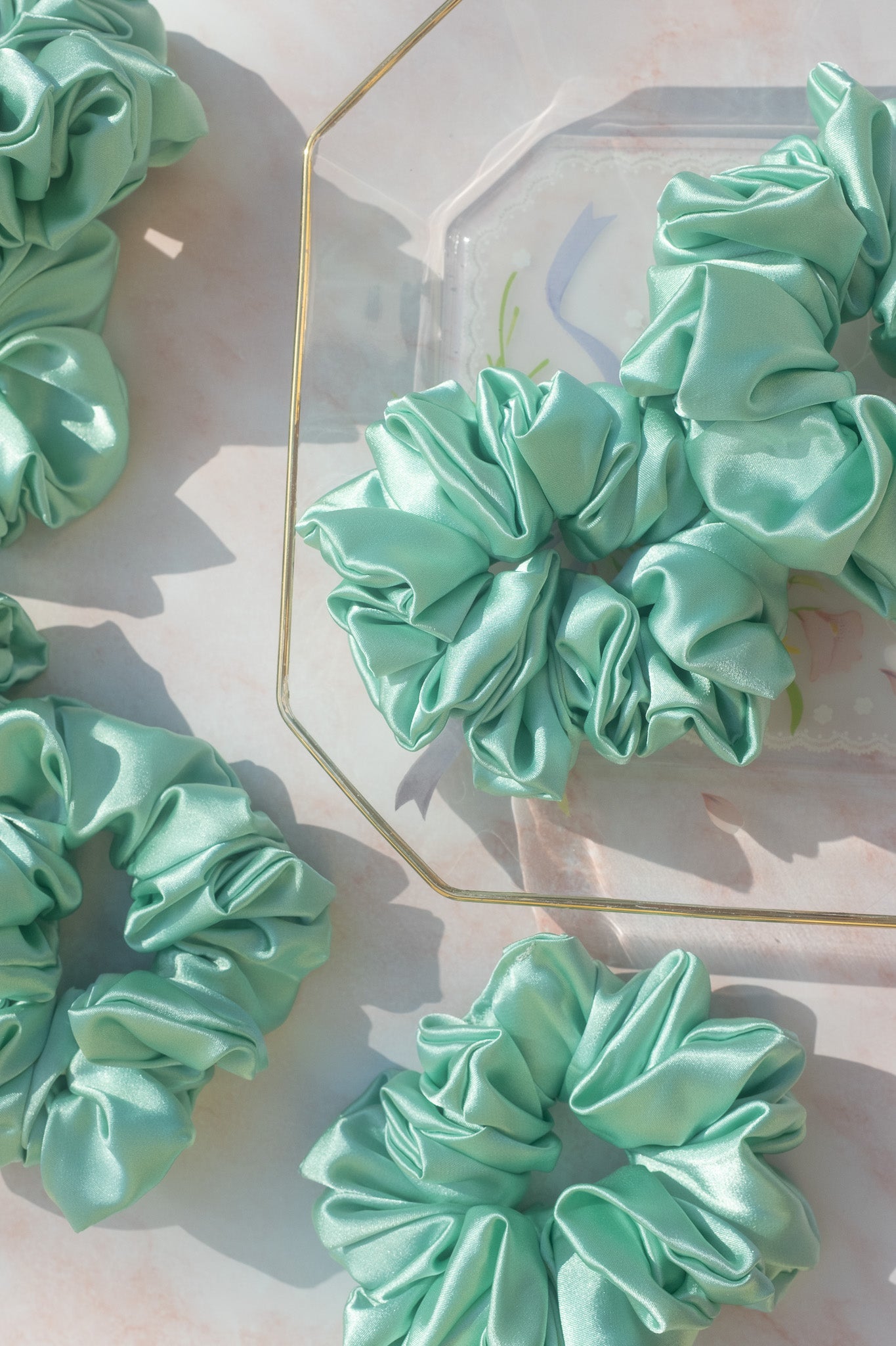 Mint Scrunchie
