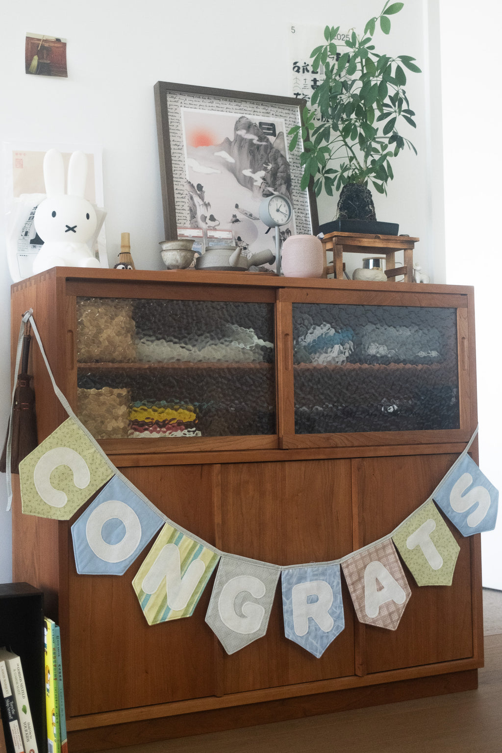 "CONGRATS" banner for party and decor