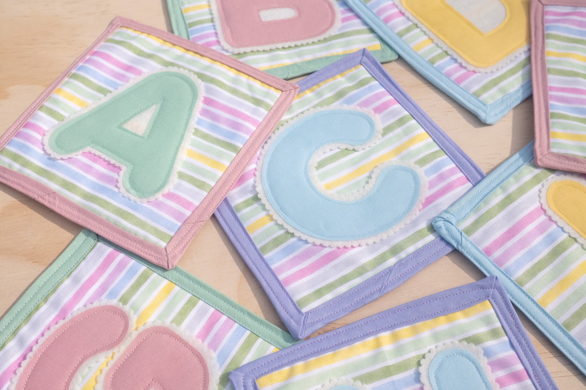 Colorful alphabet playset