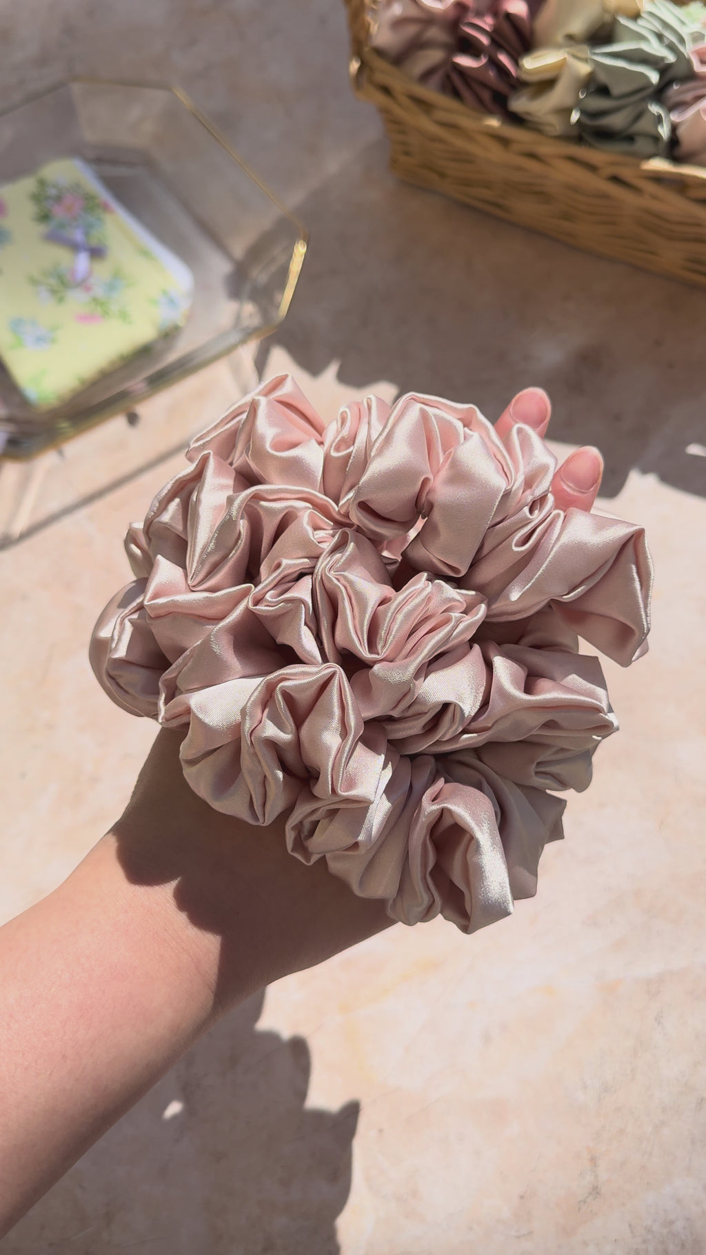 Ballerina Pink Scrunchie