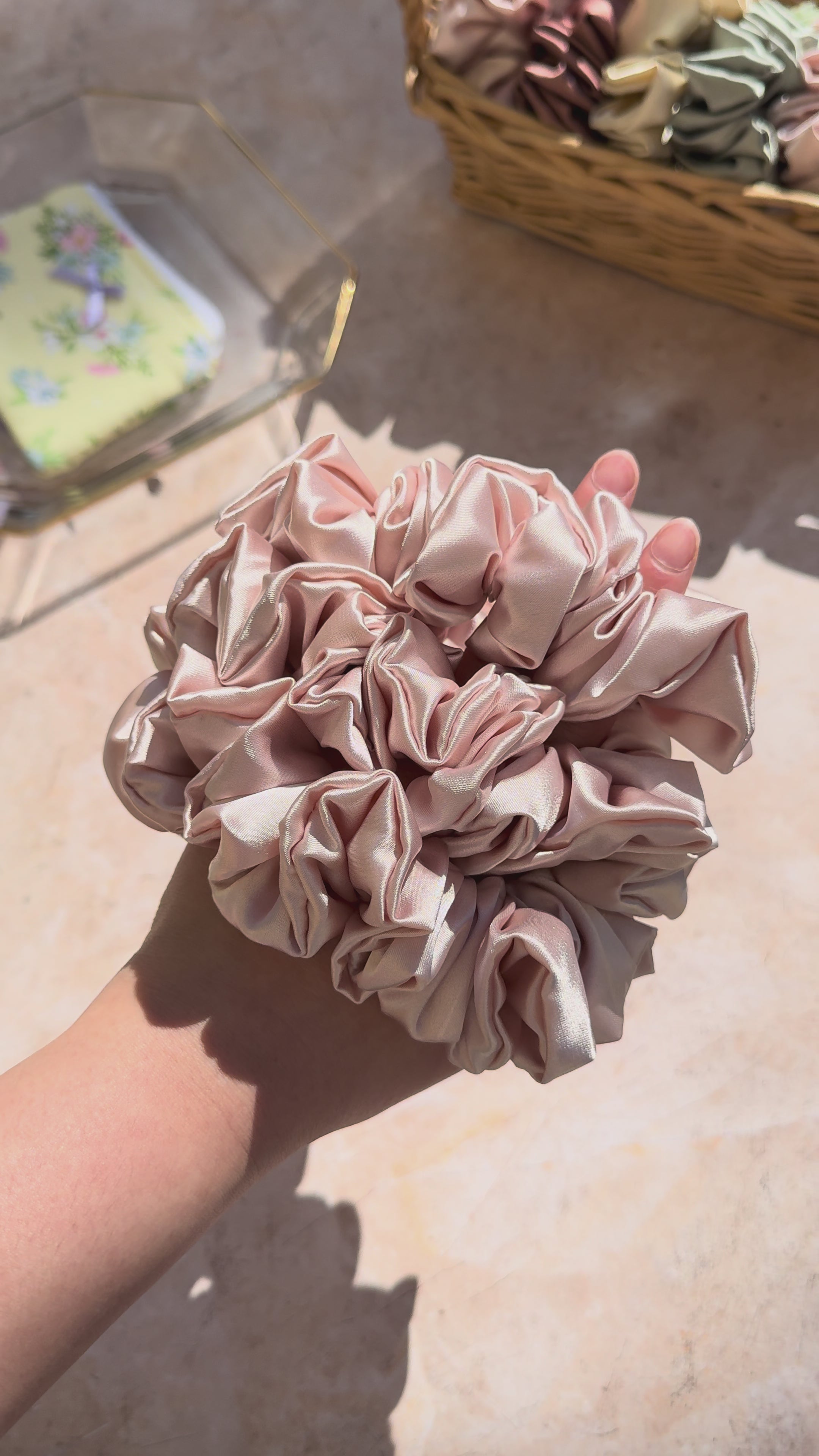 Ballerina Pink Scrunchie