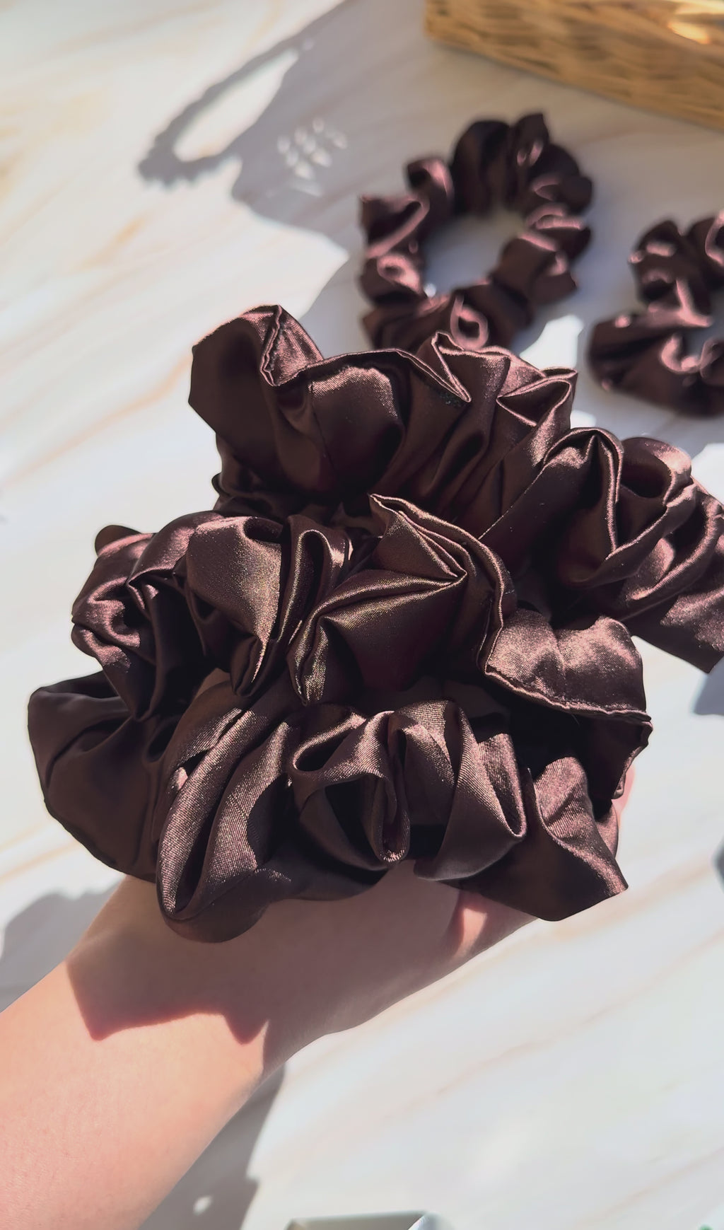 Mocha Scrunchie