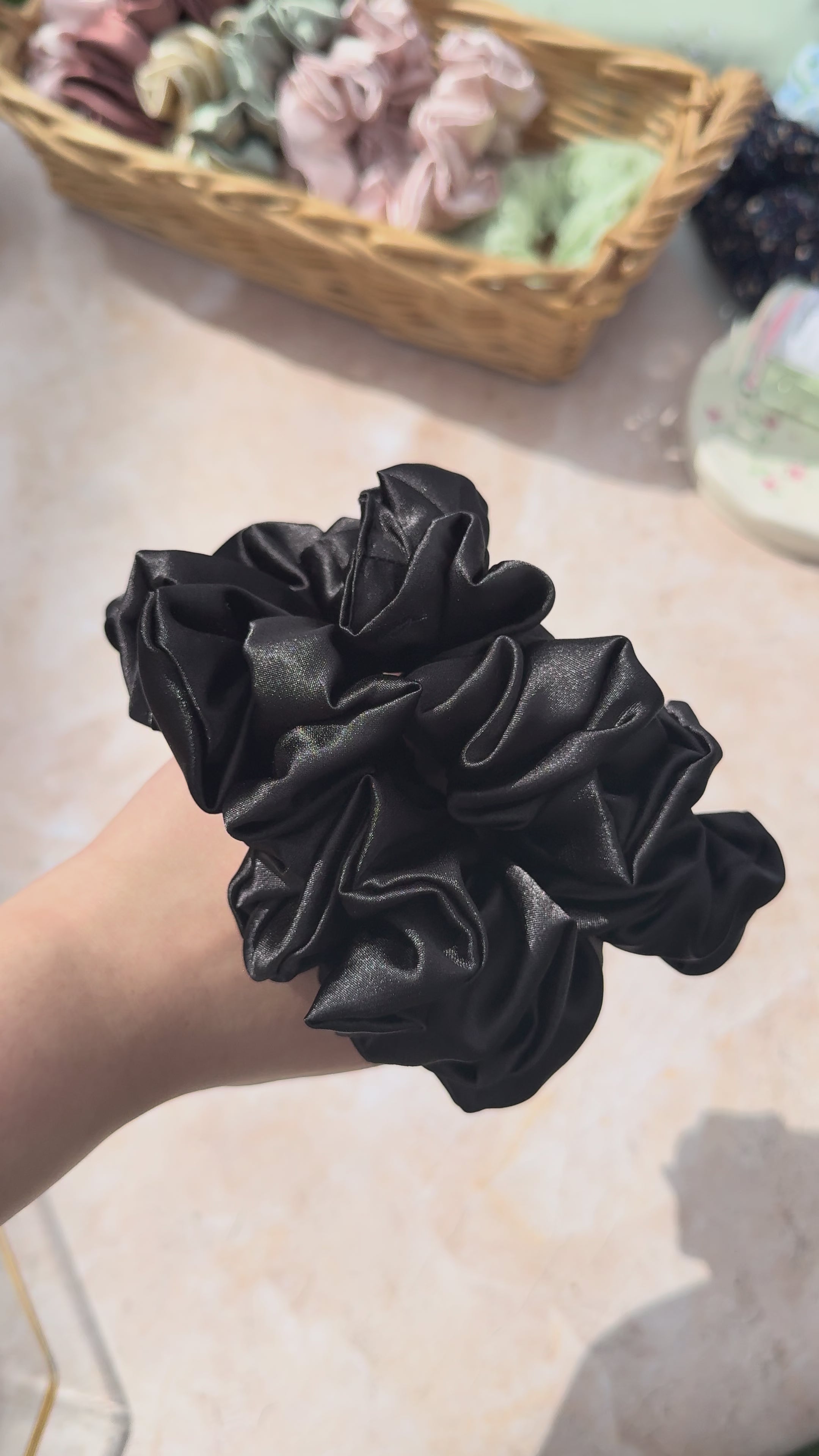Obsidian Scrunchie