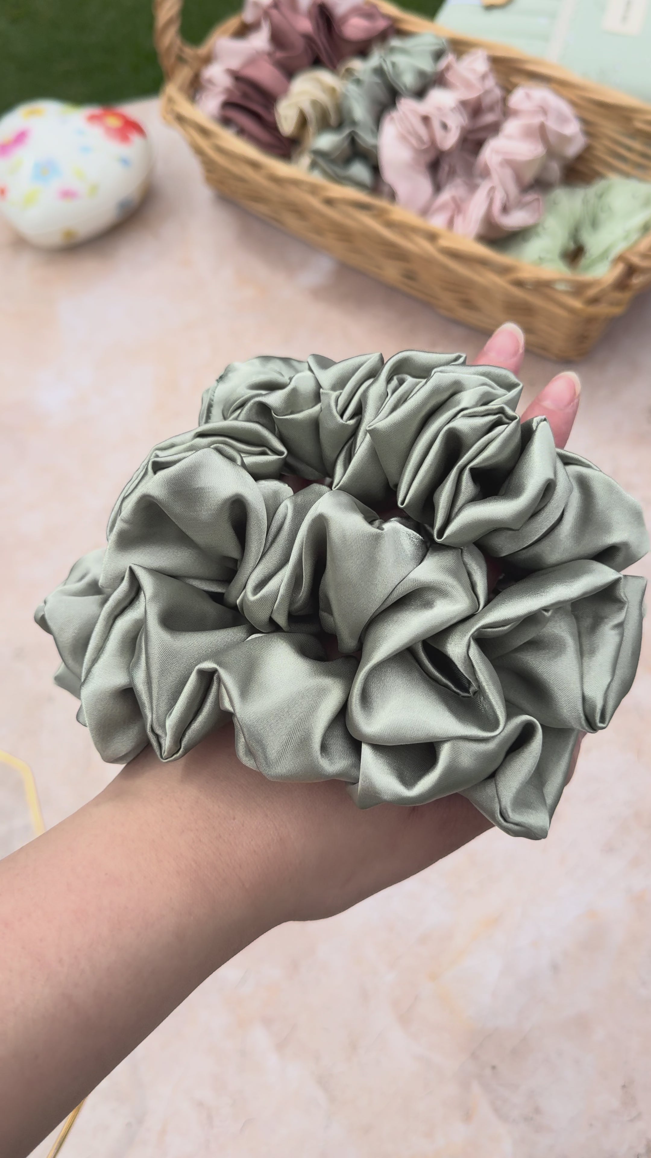 Sage Scrunchie